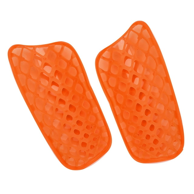 Espinilleras transpirables Jadeshay Fútbol Amarillo Verde fluorescente Naranja