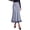 Dot Blue Black, variant on Women's Flowy Satin Midi A Line Skirt | Dressy Lace Trim, Elastic High Waisted, Fall Fashion Bottoms, Elegant Outfits for Wedding Guest, Cocktail Party & Date Night