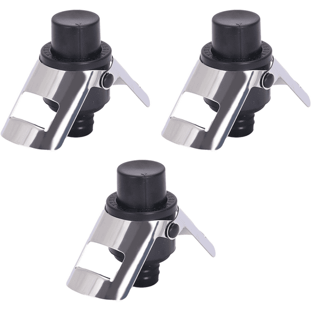 Wine Vaccum Stoppers with Builtin Pump for Champagne,Prosecco and Cava
