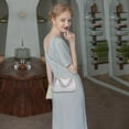 thumbnail image 2 of Evening Marble Clutch Bridal Wedding Elegant Handbag Unique Crossbody Shoulder Bag, 2 of 6