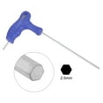 thumbnail image 3 of Uxcell 2.5mm Hex T-Handle Dual End Wrench Spanner, Metric CR-V Steel, 3 of 5