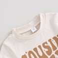 thumbnail image 5 of Bagilaanoe 2pcs Toddler Baby Boy Shorts Set Short Sleeve Letter Print T Shirt Tops + 3M 6M 12M 18M 24M 3T Kids Casual Summer Clothes, 5 of 8