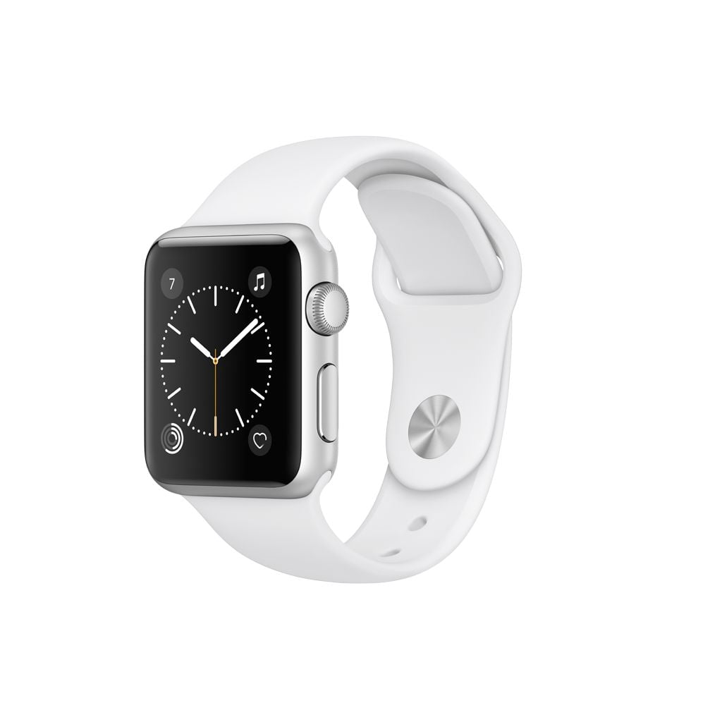 Apple Watch Series 1 38mm Silver Aluminium Case with White Sport Band