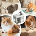 thumbnail image 5 of LEFTHIGH Home Cats Mobile Drinking Smart Cats Fountains Silent Large Capacity Circulating Drinking Water Dog Pet Automatic Water Feeder Pet Water Dispenser for Cats and Small Home and Kitchen, 5 of 7
