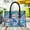 EUJ941, variant on Women's Pu Leather Clutch Bag Cute Dolphin Pattern High Quality Portable Top Handle Cross Body Blue Bags Girls Shoulder