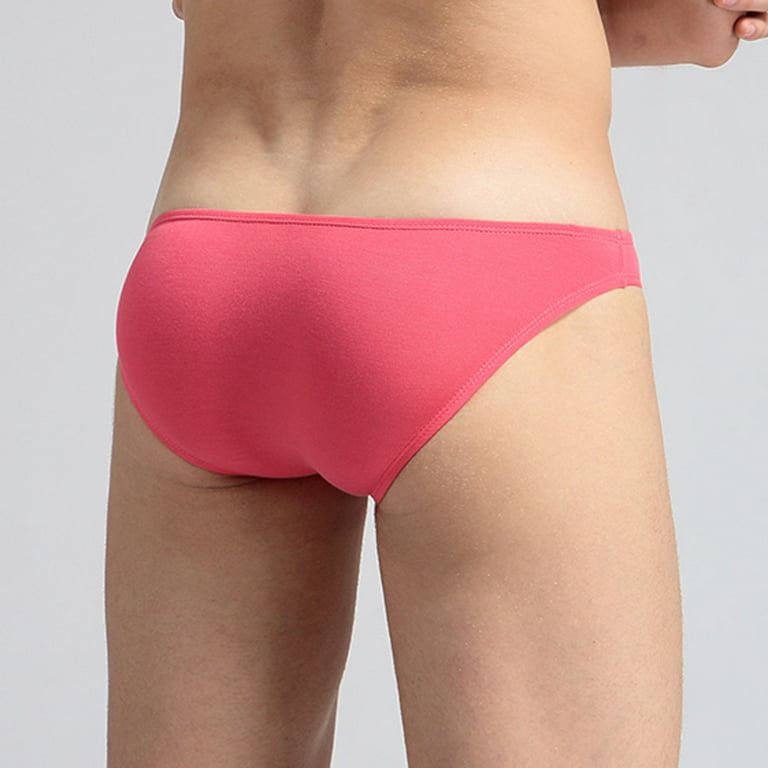 zuwimk Boxer Briefs,Men's Underwear Everyday Micro Trunks Watermelon Red,XL
