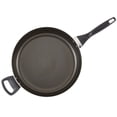 thumbnail image 4 of Farberware Dishwasher Safe Nonstick 6 Quart Jumbo Cooker/ Chef's Pan with Helper Handle and Glass Lid, Great for Family Meals, Dishwasher Safe, Champagne, 4 of 7