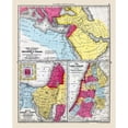 thumbnail image 3 of Mitchell 20x24 Black Modern Framed Museum Art Print Titled - Sacred Geography Middle East - Mitchell 1844, 3 of 5
