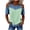 A-Green, variant on Womens Summer Tops Cold Shoulder Denim Tops Stylish Casual Blouse Crew Neck Polka Dots Loose Tees