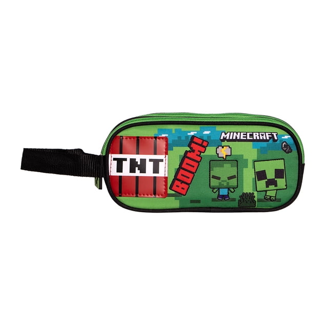 Lapicera Doble Escolar Ruz Minecraft