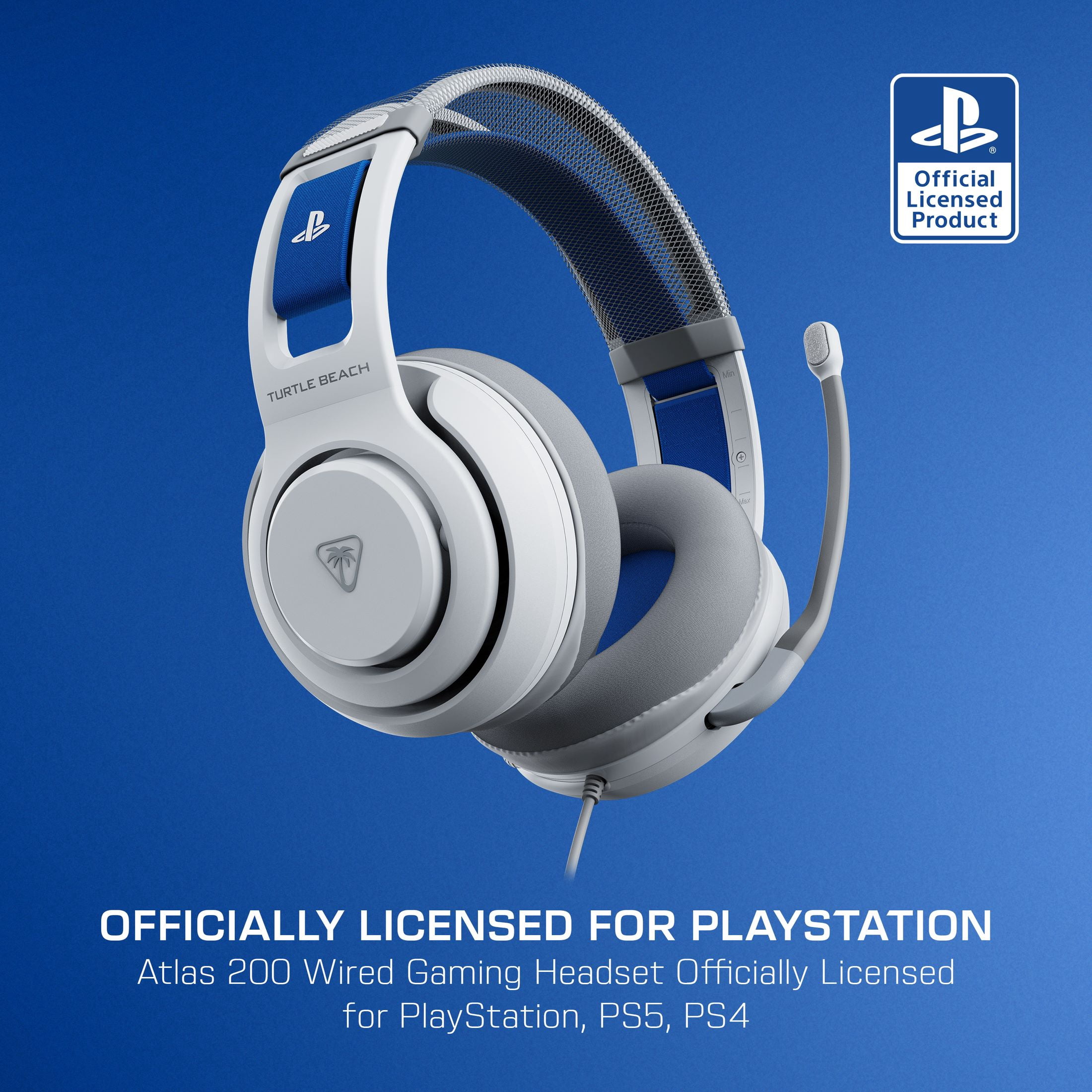 Turtle Beach Atlas 200 Headset for PlayStation, White
