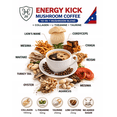 thumbnail image 2 of JH Energy Kick 10-in-1 Mushroom Coffee with Collagen, Lion's Mane, Cordyceps, Reishi & Chaga, Low Caffeine, Sugar Free, Keto, 20 Servings, 2 of 6