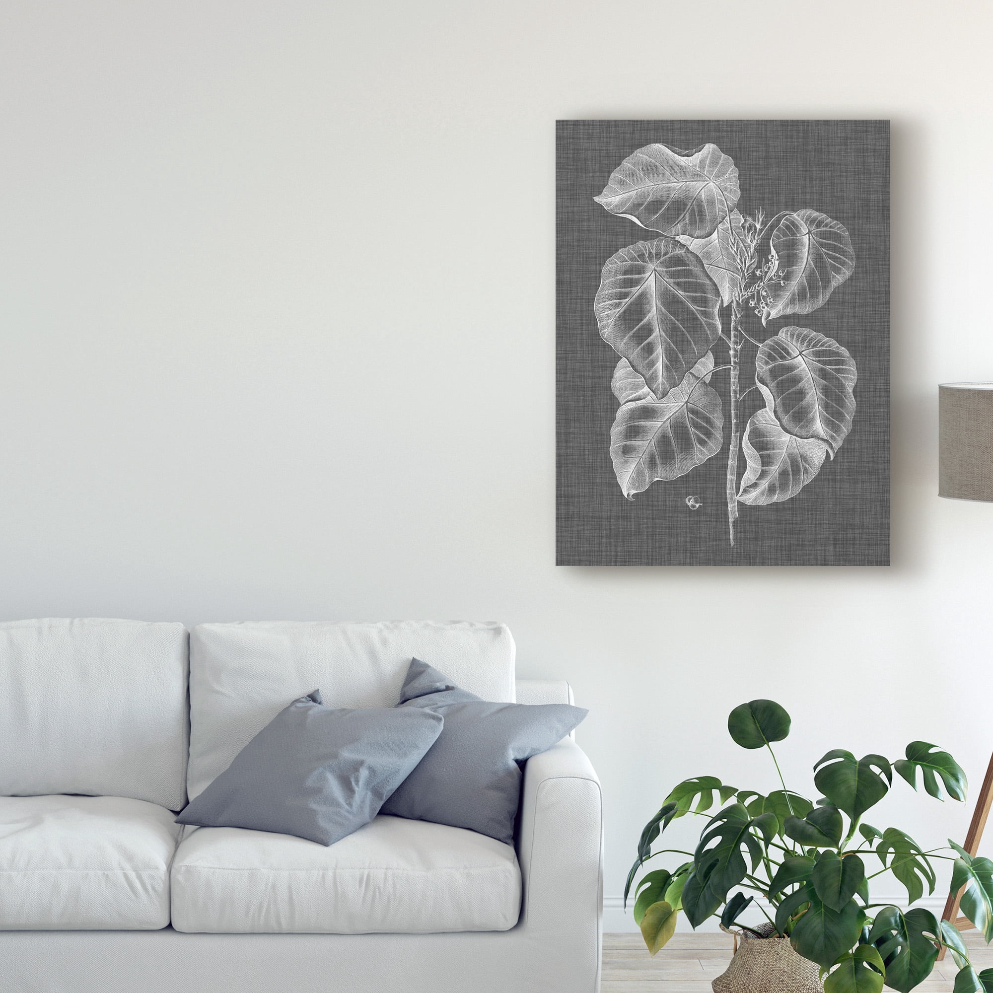 Trademark Fine Art 'Graphic Foliage IV' Canvas Art by Vision Studio