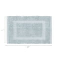 thumbnail image 3 of Jean Pierre New York Sophie Border 100% Cotton Bath Mat - Non-Slip Bath Rug - Pale Blue - 17" x 24", 3 of 8