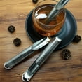 thumbnail image 5 of 2 PCS Stainless Steel Tea Strainer,Tea Artifact Creative Pipe,Stainless Steel Tea Infuser with Hanging Hook Handle,Fine Holes Tea Interval Diffuser for Loose Tea and Leaf Coffee, 5 of 9