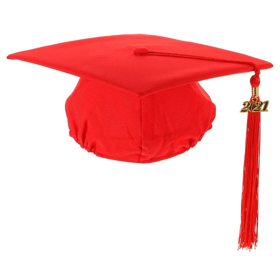 HAMPPLIES Graduation Cap Red High School Students 1 .1x9.1x4.7in