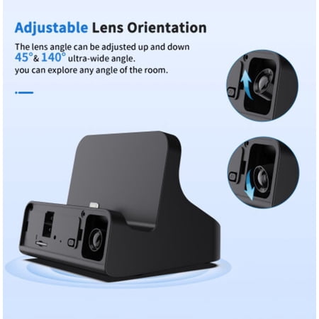 Phone Dock Charger 1080P Wi-Fi Camera W/ Adjustable Lens price history on PriceWatchPro
