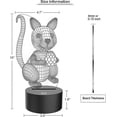 thumbnail image 5 of Squirrel 3D Illusion Lamp Touch Sensor LED Night Light, 5 of 5