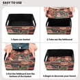 thumbnail image 2 of BZSMCE Shelf Baskets Christmas Painting Of Classical Plaid Painting Pattern Storage Cube Bins 10.1*6.3*4.7in Set of 2, 2 of 5