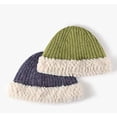 thumbnail image 4 of CoCopeaunt Women Knit Bucket Hat Trendy Fluffy Winter Cozy Thick Plush Lining Girls Students Domed Fisherman Cap, 4 of 6