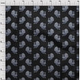thumbnail image 3 of oneOone Georgette Viscose Fabric Peacock Block Print Sewing Fabric BTY 42 Inch Wide, 3 of 4