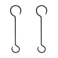 thumbnail image 1 of ACHLA Designs BGE-18-2 18 Prolongateur Pouces avec Twist&44; Pack de 2, 1 of 1