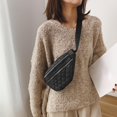thumbnail image 2 of Bolso Riñonera a la moda para el pecho, riñonera para mujer, riñonera de cuero PU para teléfono, 2 of 9