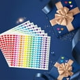 thumbnail image 2 of Multicolored Heart Sticker Removable Adhesive Packgaing Sticker for Journaling, 2 of 10