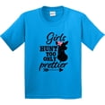thumbnail image 3 of Inktastic Hunting Girls Hunt Too Only Prettier with Doe and Arrow Youth T-Shirt, 3 of 5