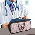 thumbnail image 5 of Jiueut Flower Butterfly Stethoscope Storage Bag Storage Bags with Zipper for Travel Stethoscope Case Kit Supplies for Nursing Student Stethoscope Bag with Carrying Handle, 5 of 7