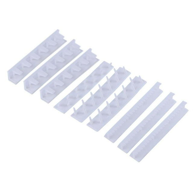 9pcs Adhesive Jewelry Earring Necklace Hanger Organizer Wall Mount(White)