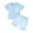 Sky Blue, variant on Musuos Baby Boys Shorts Set, 6 12 18 24M 3T Short Sleeve Crew Neck T-shirt with Plaid Shorts Summer Outfit