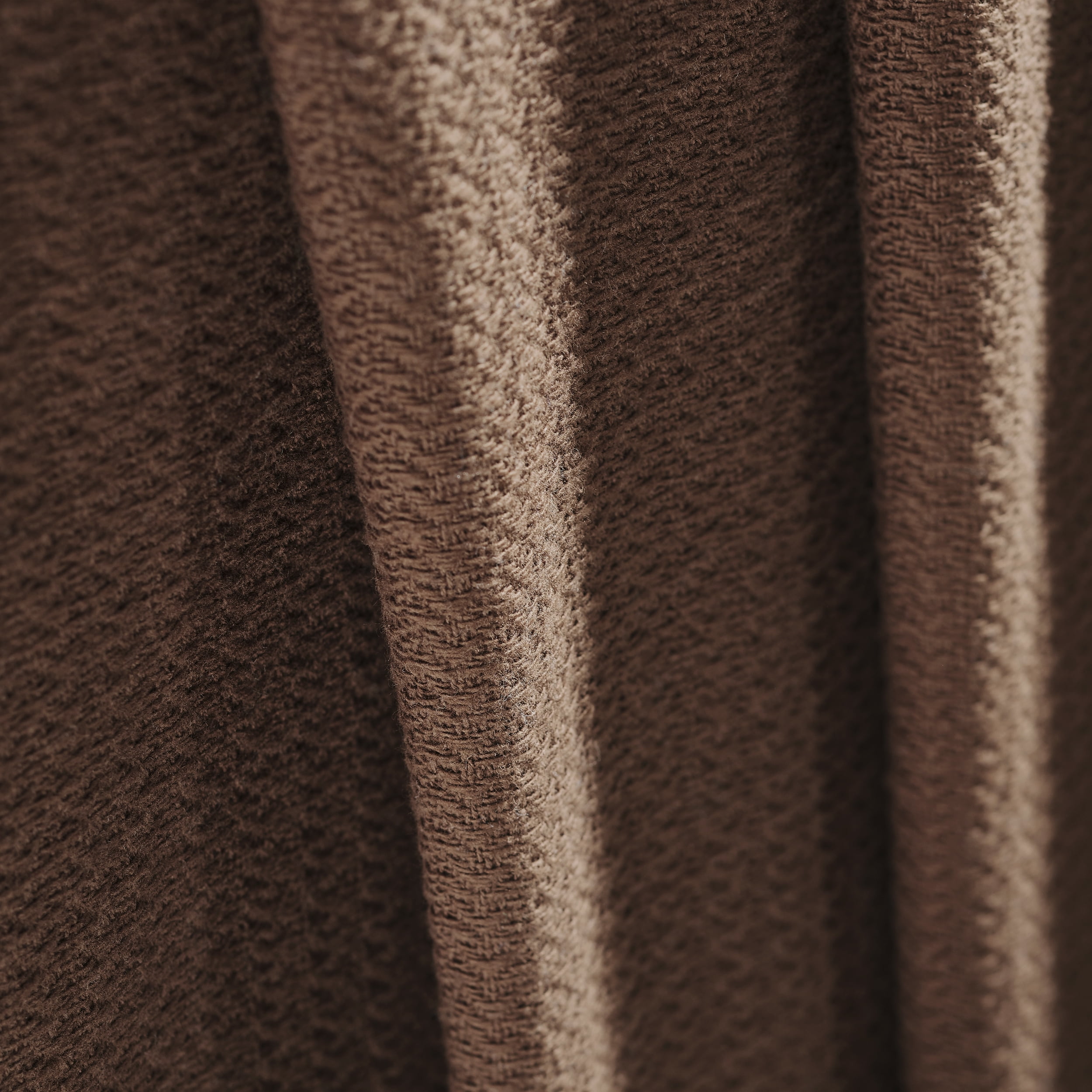BNM Waffle Weave Honeycomb Knit Cotton Blanket, King, Chocolate