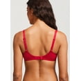 thumbnail image 3 of Women's Unlined Balconette Mesh Bra Sheer See Through Underwire Bras Plus Size, 3 of 3