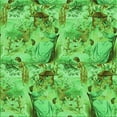 thumbnail image 1 of Ahgly Company Machine Washable Indoor Square Transitional Emerald Green Area Rugs, 7' Square, 1 of 7