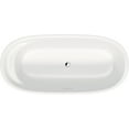thumbnail image 4 of Duravit 700330000000090 Cape Cod Free Standing Acrylic Soaking Bathtub with Seamless Panel, 4 of 7