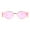 Gold Pink, variant on Hippie Oval Retro Side Visor Metal Rim Pop Color Lens Sunglasses Gold Yellow