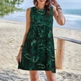 thumbnail image 2 of Ruyang Women Summer Casual Swing T Shirt Dresses Beach Cover up Plain Tank Dress with Pockets Boho Comfy Summer Dresses, 2 of 4