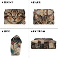 thumbnail image 5 of Pzuqiu Cat Print Crossbody Leather Bags for Women Craftsmanship Lightness Small Leather Crossbody Bags with Chain Strap Vintage Functional Soft for Daily Use and Travel, 5 of 7