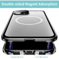 thumbnail image 3 of IBAOLEA Case for iPhone12 Pro Max, Compatible with Magsafe 360 Degree Full Body Protection Case Magnetic Attraction Metal Bumper+Front Glass+PC Back Cover for iPhone 12 Pro Max (6.7 inch) (Gold) Gold, 3 of 7