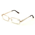 thumbnail image 3 of Men Metal Rectangle Computer Reading Glasses - Reduce fatigue, strain, & dry eye reader, 3 of 7