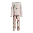 thumbnail image 5 of Holiday Time Girls Long Sleeve Top and Pants Pajama Set, 2-Piece Set, Sizes 4-18 & Plus, 5 of 5