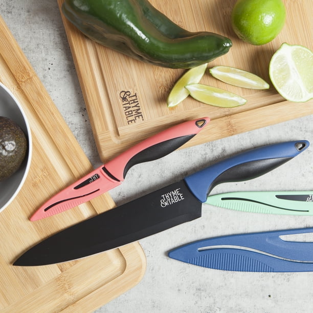 Thyme & Table 3 Piece Knife Set, MultiColor