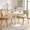 White, variant on 27.6" Walnut Round Dining Table - Mid-Century Modern Bistro Table for Small Spaces