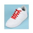thumbnail image 2 of INSPIRE CHIC Unisex Solid Color Flat 0.4'' Wide Ribbon Shoelaces 2 Pairs 80cm/31.5" Red, 2 of 6