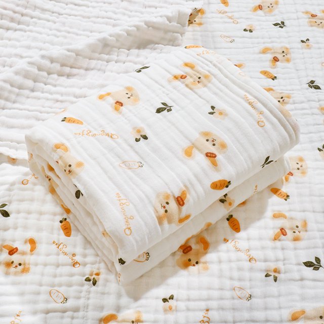 Toalla de baño de gasa de algodón de seis capas Toalla de baño de algodón para recién nacidos Toalla de baño para niños Toalla de baño para bebés recién nacidos
