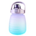 thumbnail image 1 of Portable Water Bottle BPA-Free 1400ML Drinking Bottle with Time Markings, 1 of 2