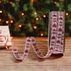 thumbnail image 5 of Cinta en forma de corazón con borde de alambre para envolver regalos, lazos, coronas y manualidades | Cinta floral decorativa para Navidad, bodas y decoración del hogar | 1 rollo, 5 of 5