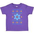 thumbnail image 3 of Inktastic Hanukkah Ugly Sweater Boys or Girls Toddler T-Shirt, 3 of 5