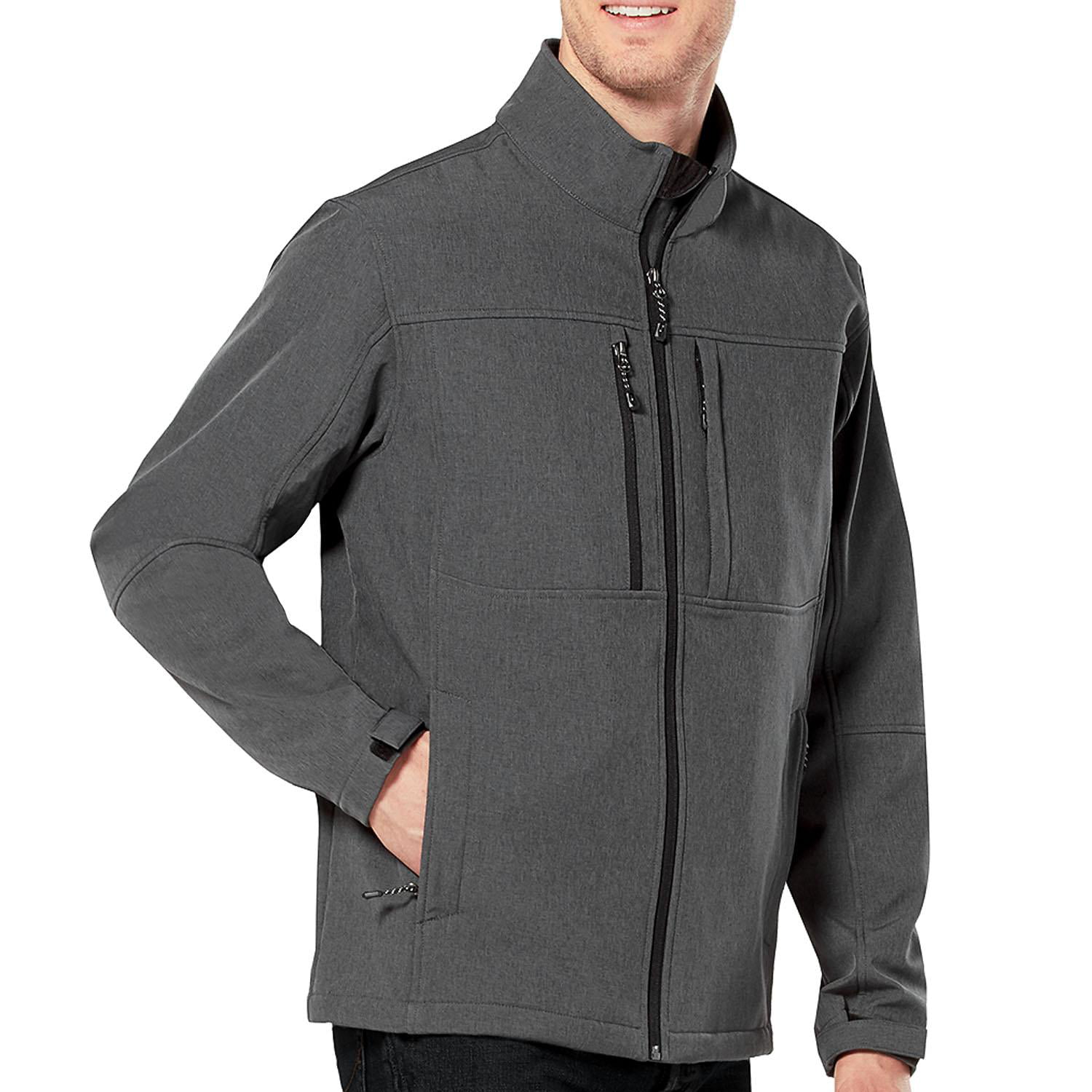 Free Country Men's 4-Way Stretch Super Softshell Fleece Lined Jacket ...